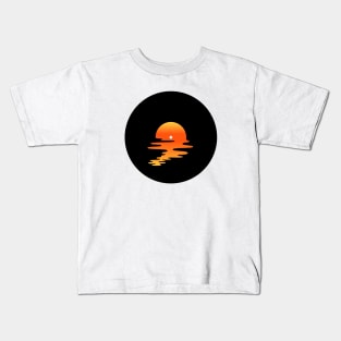 Vinyl Sunset Kids T-Shirt